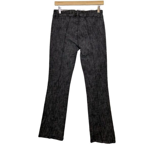 Secret Society Women’s Jeans Bootcut Charcoal Gray Size 28 Center Seams - Picture 8 of 11